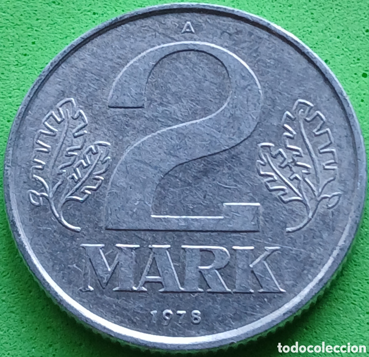 Monedas antiguas de Europa: Alemania Oriental 2 pfennig 1978 km#48