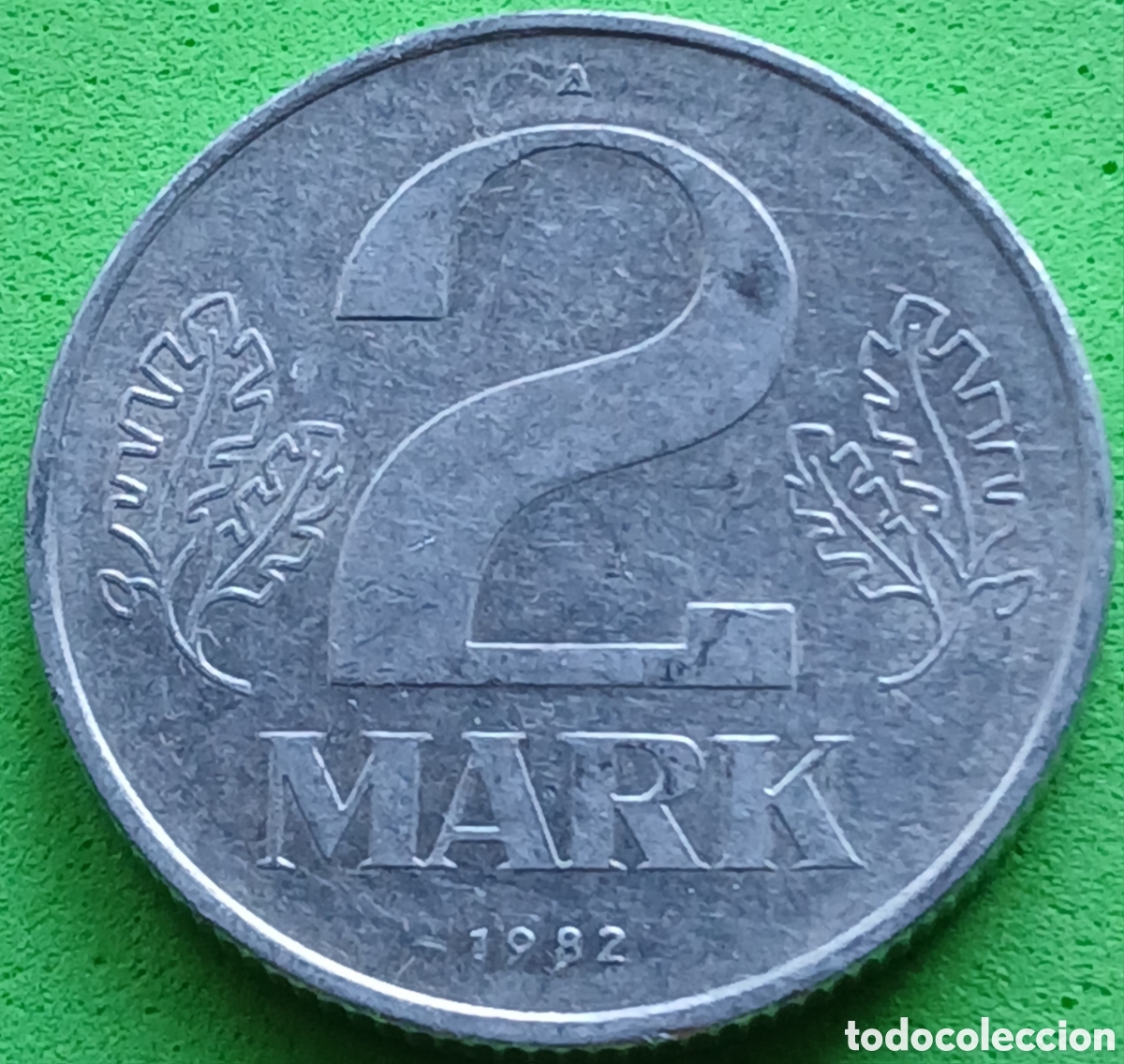 Monedas antiguas de Europa: Alemania Oriental 2 marcos 1982 km#48