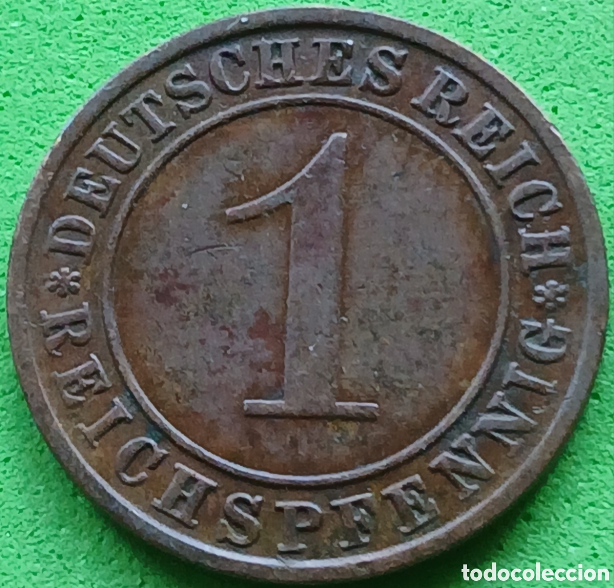 Monedas antiguas de Europa: Alemania Rep&uacute;blica de Weimar 1 reichspfennig 1931 A km#37
