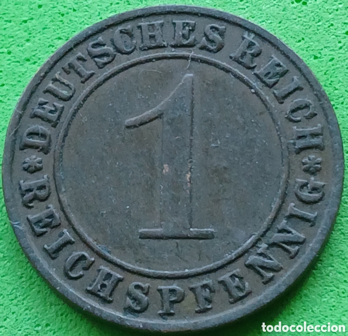 Monedas antiguas de Europa: Alemania Rep&uacute;blica de Weimar 1 reichspfennig 1931 D km#37