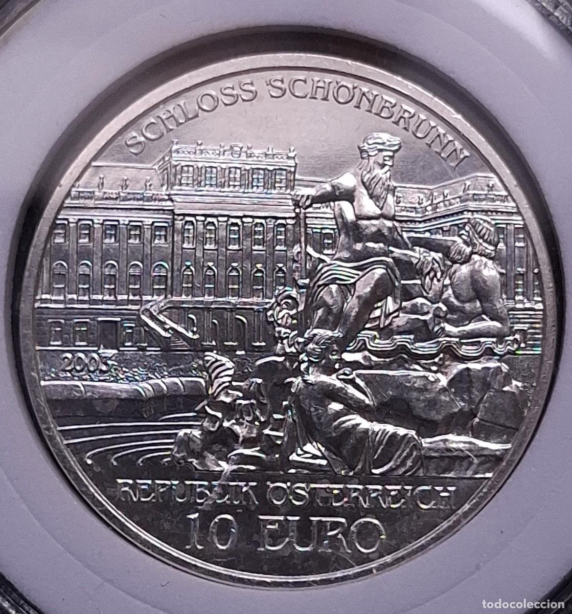 Monedas antiguas de Europa: Austria - 10 Euro 2003 - PLATA .925