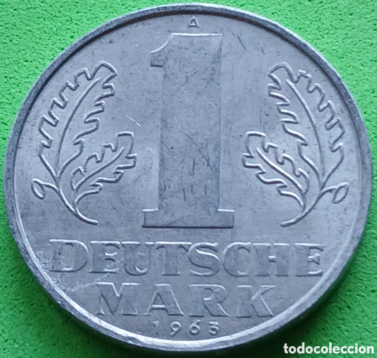 Monedas antiguas de Europa: Alemania Oriental 1 marco 1963 km#13