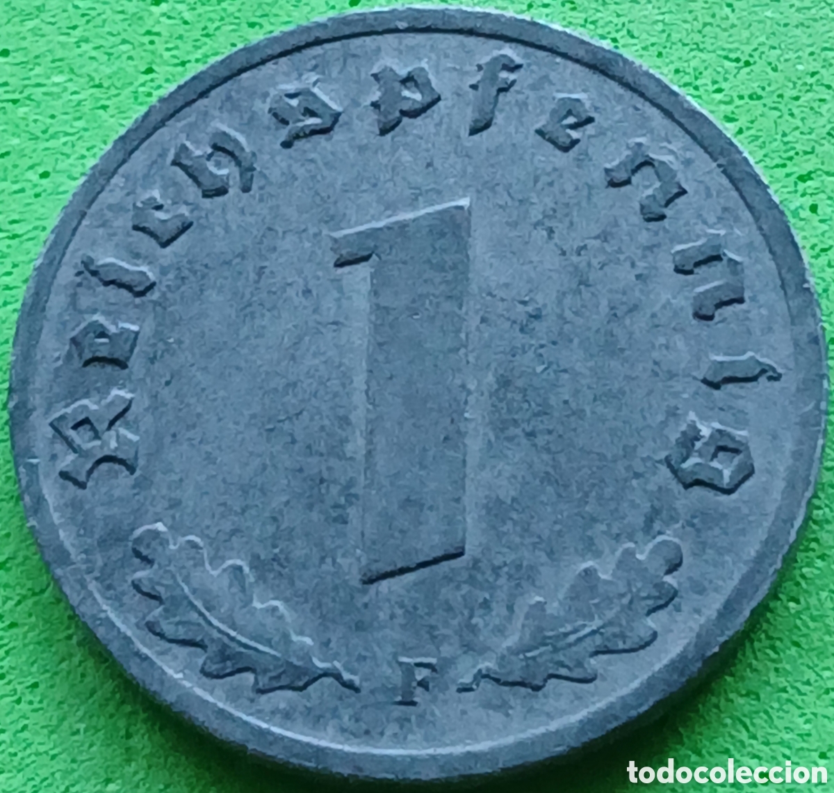 Monedas antiguas de Europa: Alemania Tercer Reich 1 reichspfennig 1942 F km#97