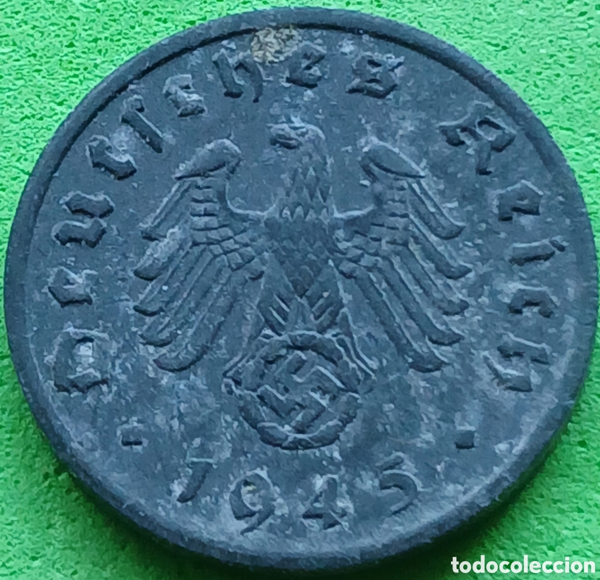 Monedas antiguas de Europa: Alemania Tercer Reich 1 reichspfennig 1945 A km#97