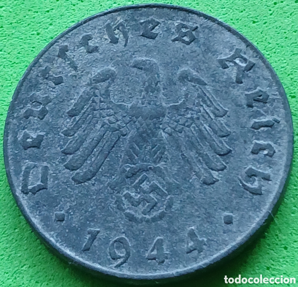 Monedas antiguas de Europa: Alemania Tercer Reich 10 reichspfennig 1944 E km#101