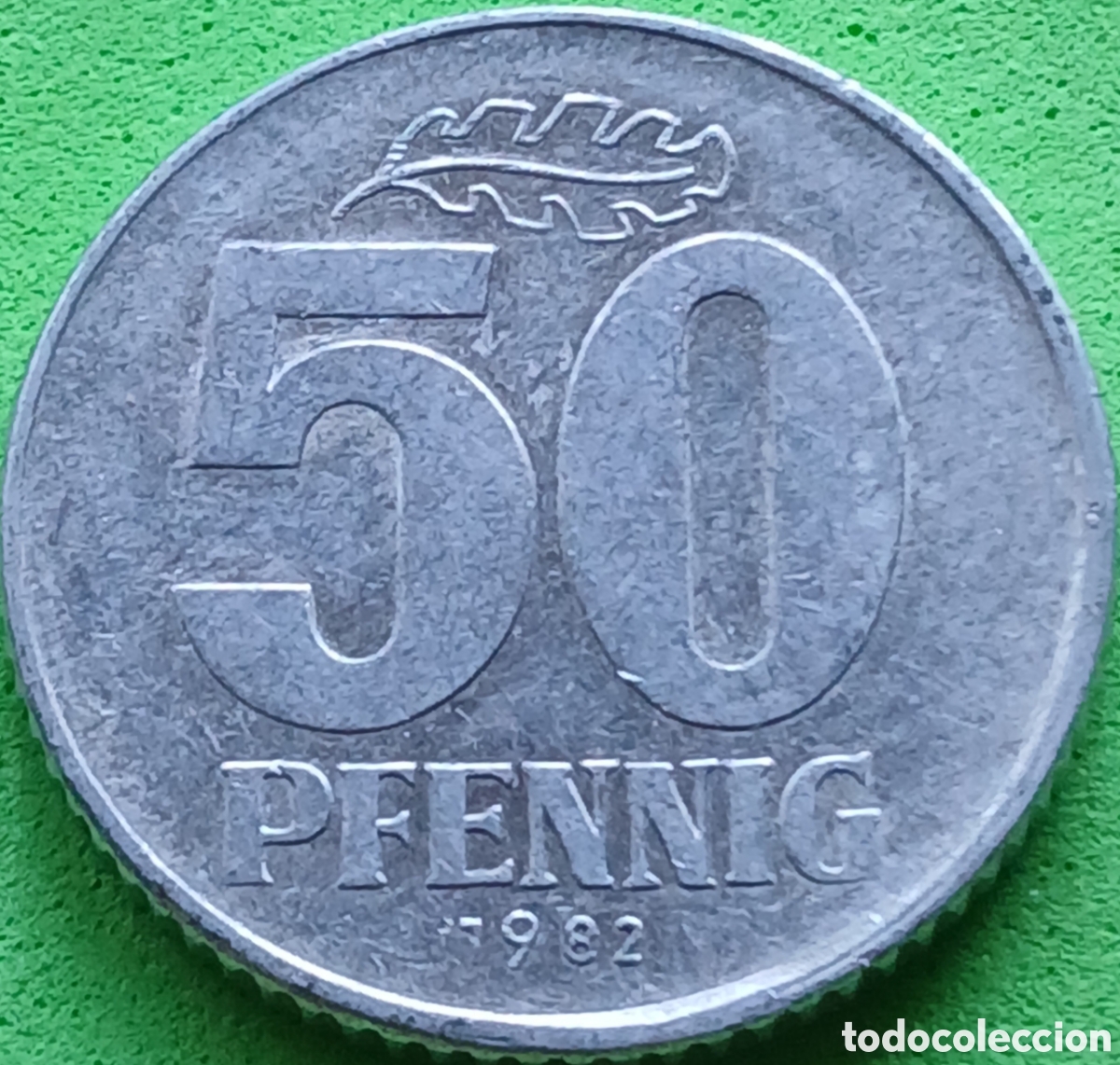 Monedas antiguas de Europa: Alemania Oriental 50 pfennig 1982 km#12.2