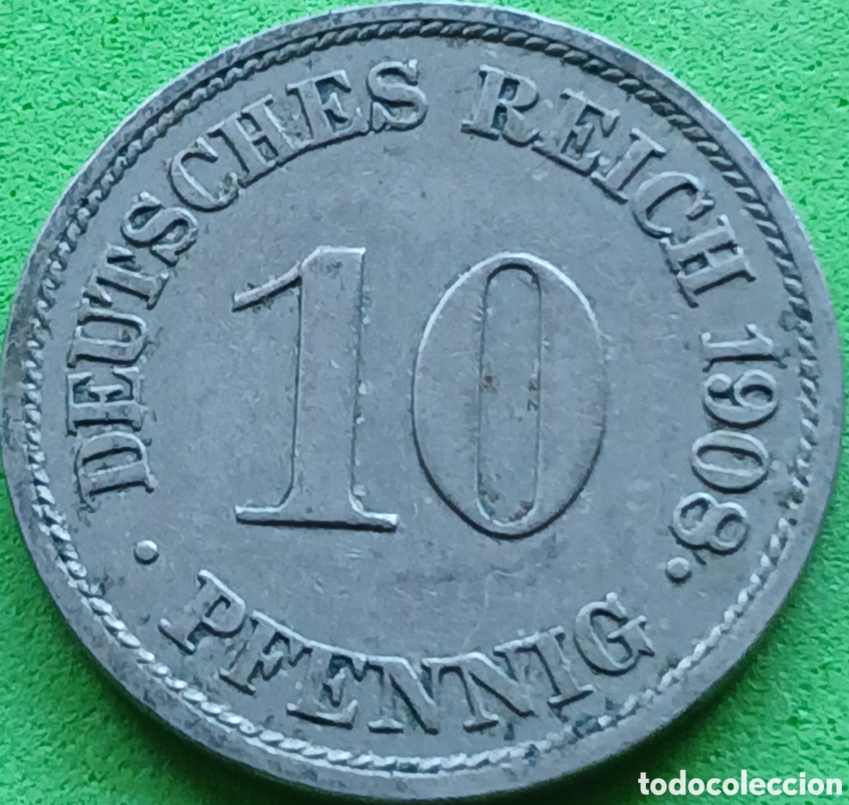 Monedas antiguas de Europa: Alemania Imperio 10 pfennig 1908 J km#12