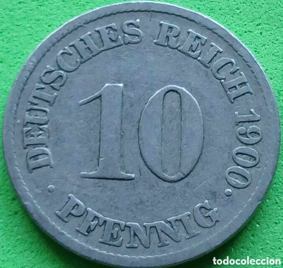 Monedas antiguas de Europa: Alemania Imperio 10 pfennig 1900 J km#12