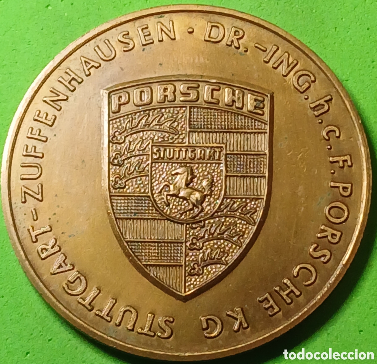 Monedas antiguas de Europa: Austria medalla oficial de Porsche 1964