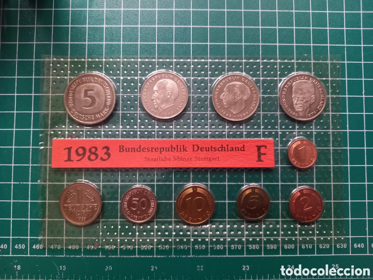 Monedas antiguas de Europa: Monedas Alemanas en cartera pre-euro 1983