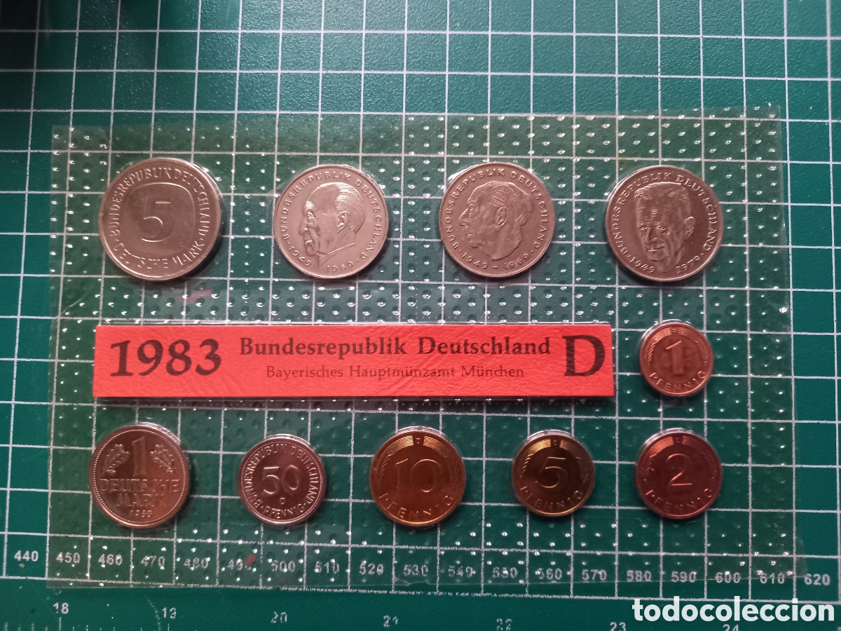 Monedas antiguas de Europa: Monedas en cartera alemanas pre-euro 1983