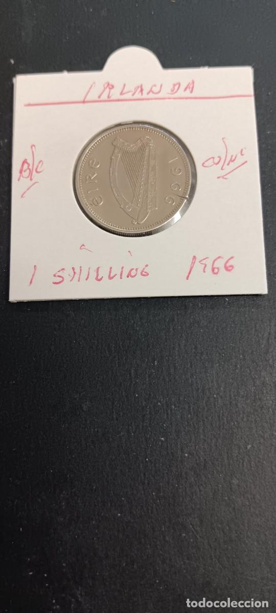 Monedas antiguas de Europa: IRLANDA 1 SHILLING 1966 BC KM=14a (CUPRONIQUEL)