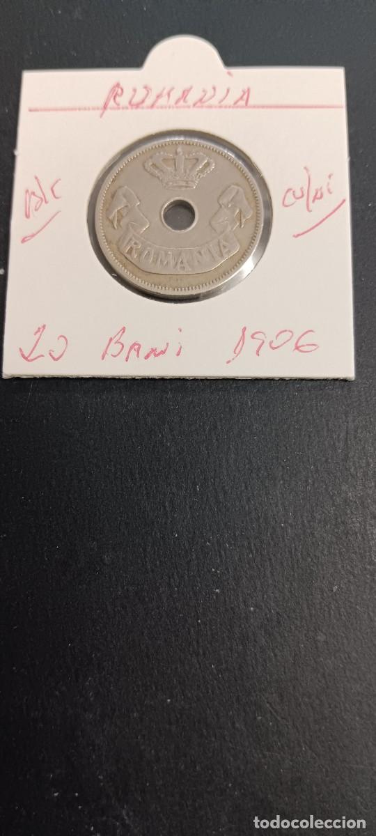 Monedas antiguas de Europa: RUMANIA 20 BANI 1906 BC KM=33 (CUPRONIQUEL)