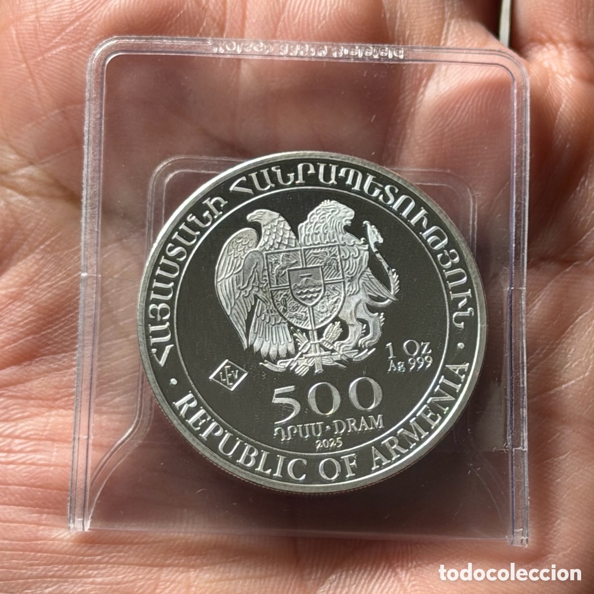 Monedas antiguas de Europa: Moneda Plata Arca de Noe Armenia 1 Oz 2025