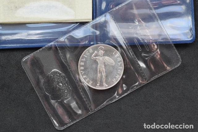 Monedas antiguas de Europa: 1985 - 00 LIRAS Plata - Cultura Etrusca - ITALIA