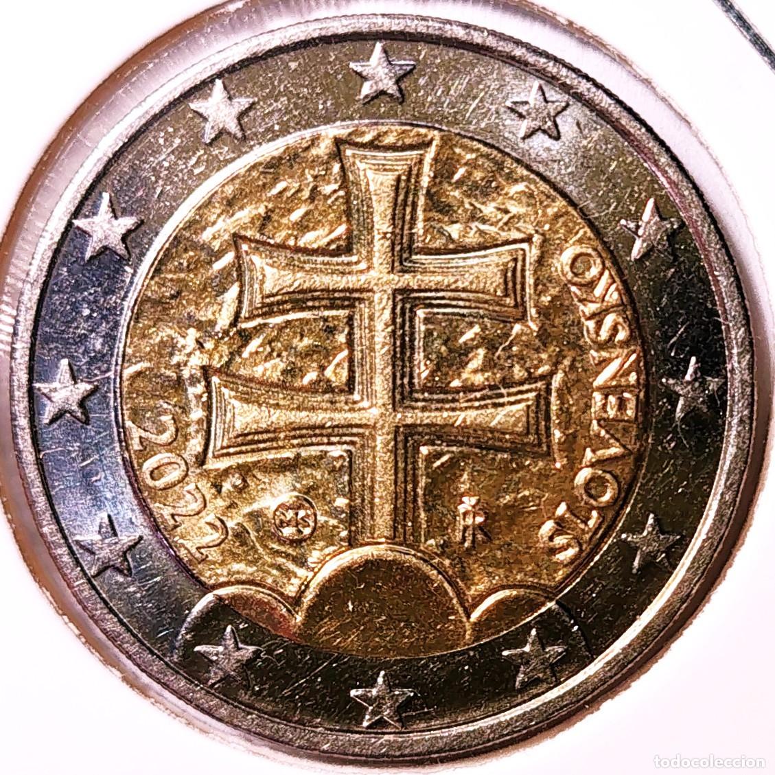 Monedas antiguas de Europa: ESLOVAQUIA (2009-) - 2 EUROS 2022 - A - 8,50 GR. BIMETALICA - DIAMETRO 25,75 mm - MB - KM#102