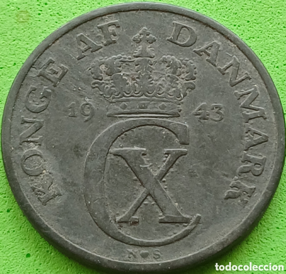 Monedas antiguas de Europa: Dinamarca 5 ore 1943 km#834a
