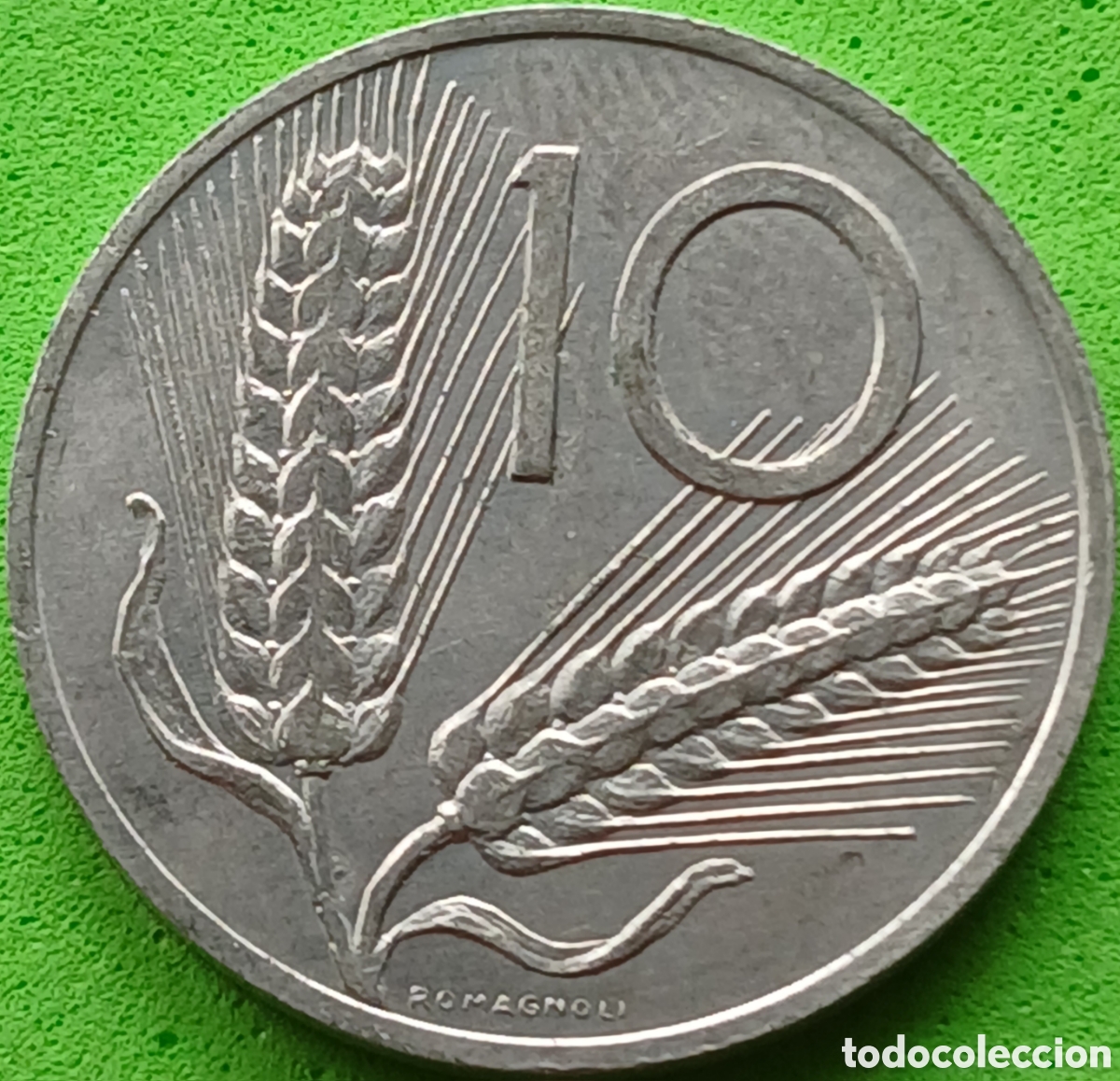 Monedas antiguas de Europa: Italia 10 liras 1989 km#93