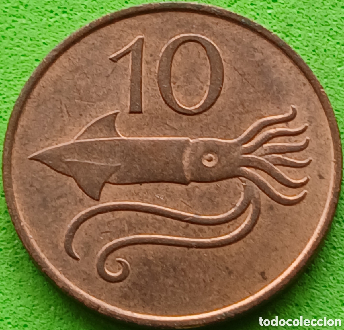 Monedas antiguas de Europa: Islandia 10 aurar 1981 km#25