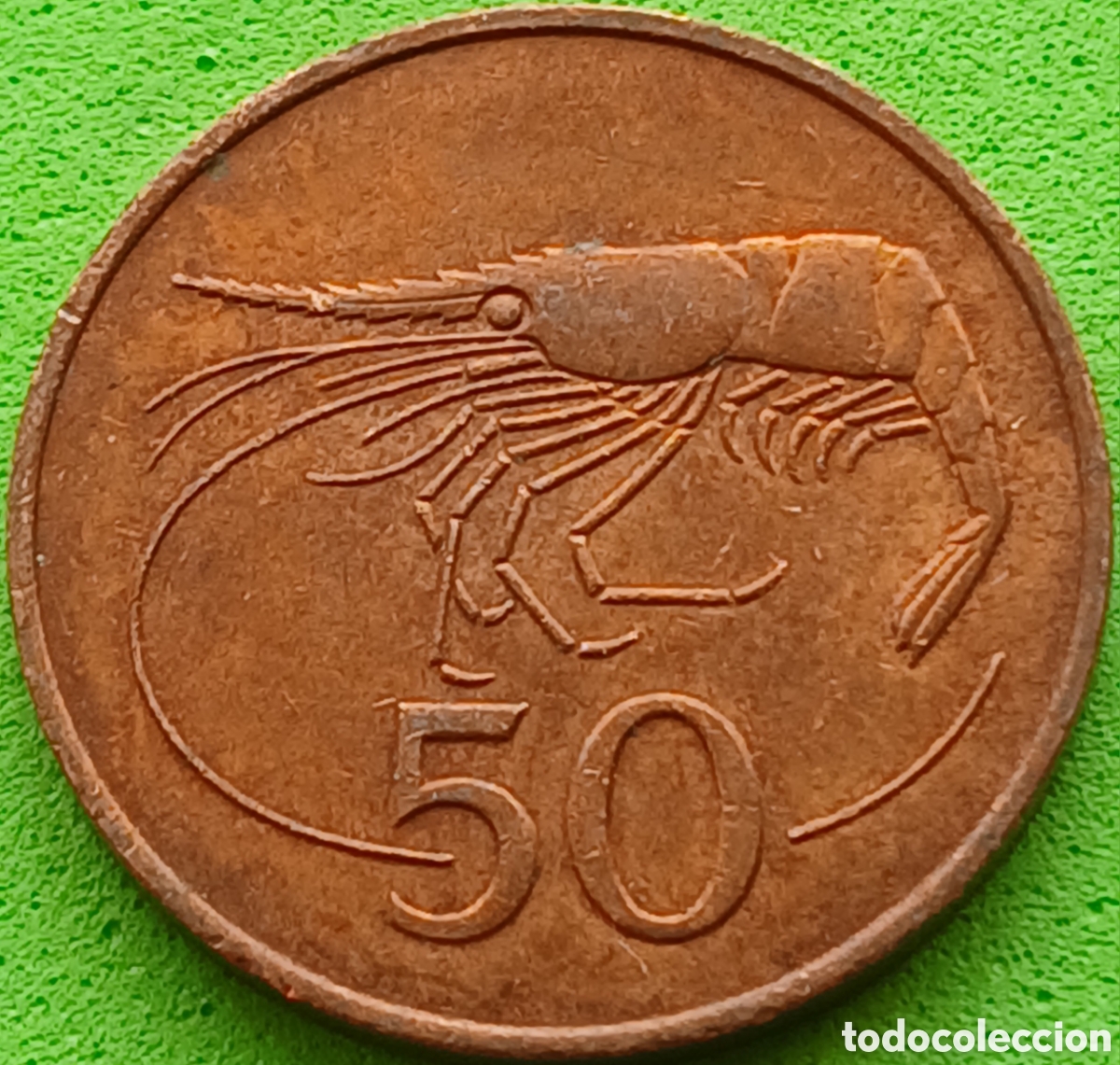 Monedas antiguas de Europa: Islandia 50 aurar 1981 km#26