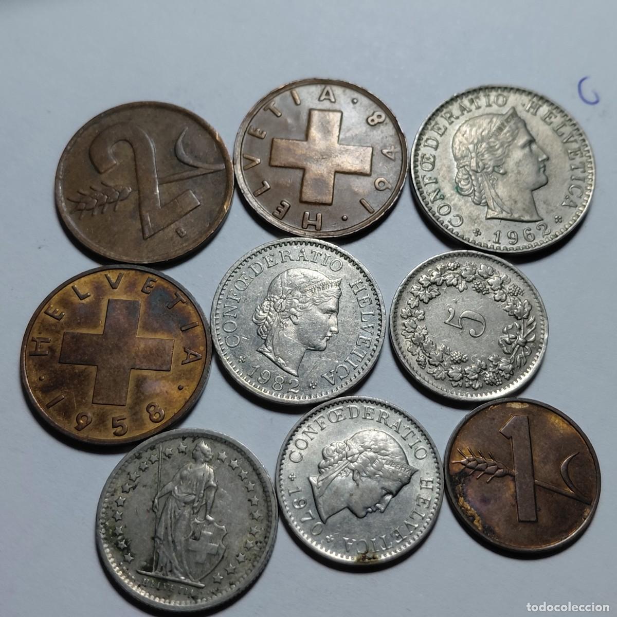 Monedas antiguas de Europa: SUIZA - lote monedas - Foto 1