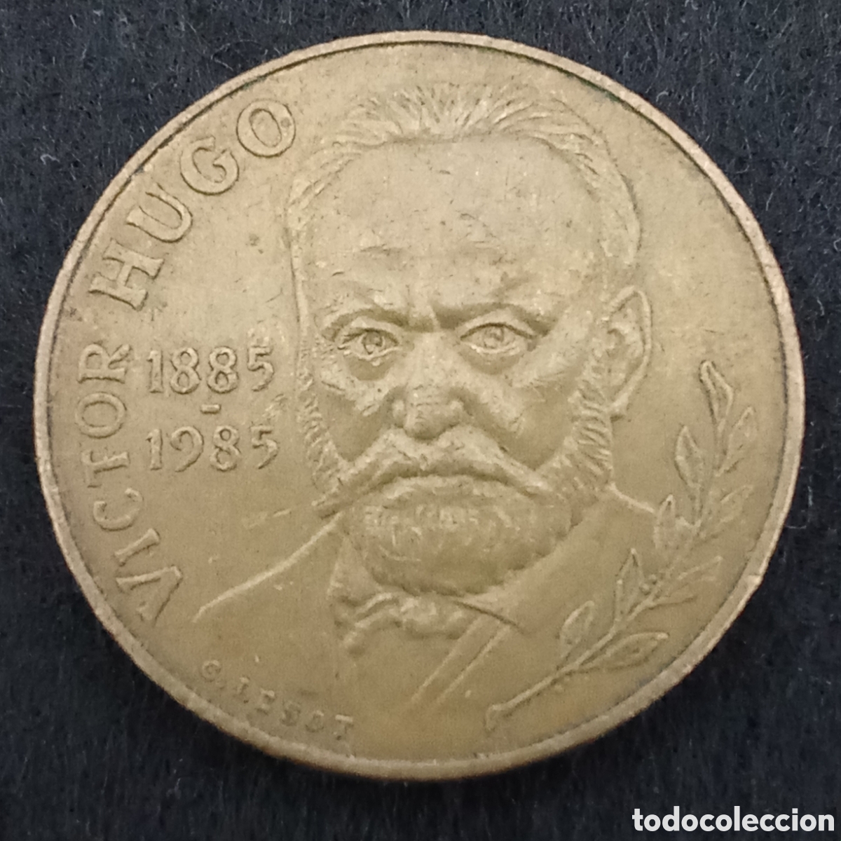 Moedas antigas da Europa: Francia 10 Francos a&ntilde;o 1985