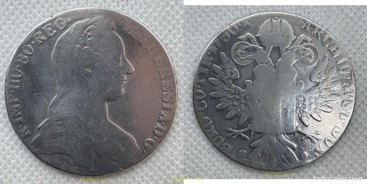 Monedas antiguas de Europa: 5551 AUSTRIA 1780 AUSTRIA MARIA THERESIA 1780 1 THALER TALER