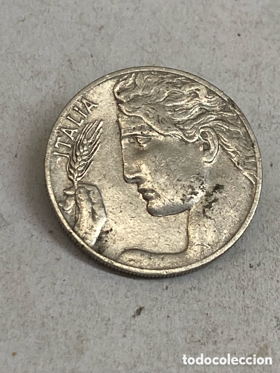 Monedas antiguas de Europa: Moneda 20 C&eacute;ntimos 1914 Italia