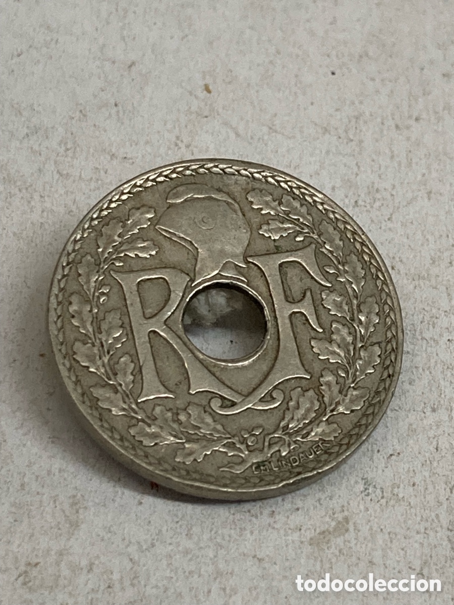 Monedas antiguas de Europa: Moneda de 25 c&eacute;ntimos 1924 - Foto 2