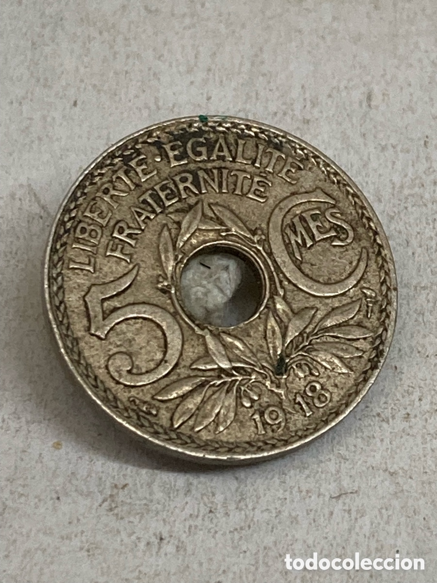 Monedas antiguas de Europa: Moneda 50 francs 1918 - Foto 1