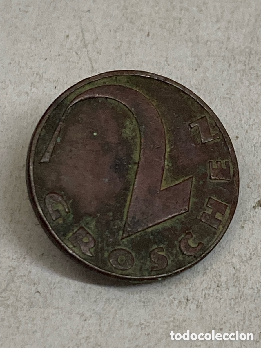 Monedas antiguas de Europa: Moneda 2 Grochen 1925 Austria - Foto 2