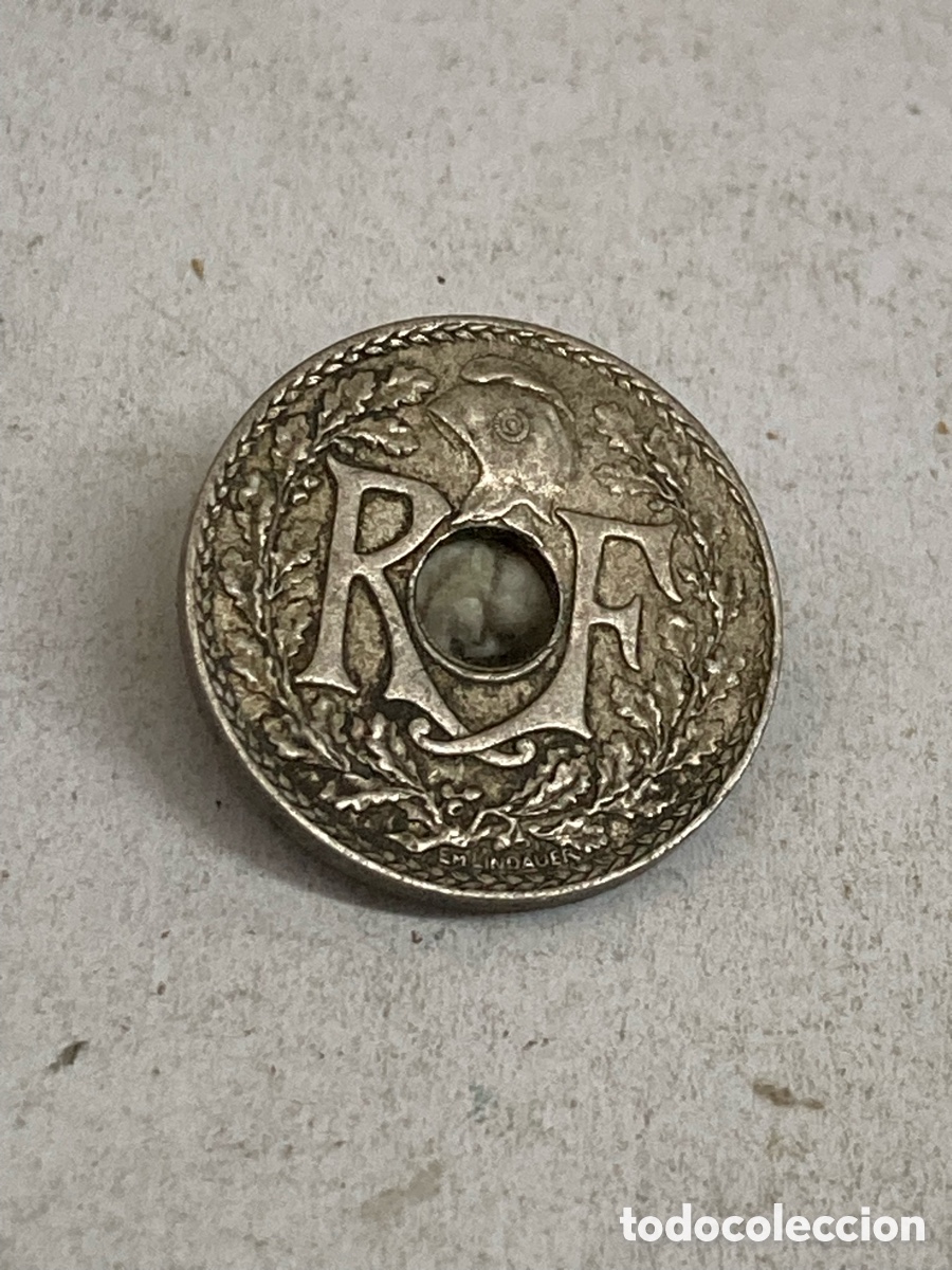Monedas antiguas de Europa: Moneda 10 c&eacute;ntimos 1918 - Foto 2