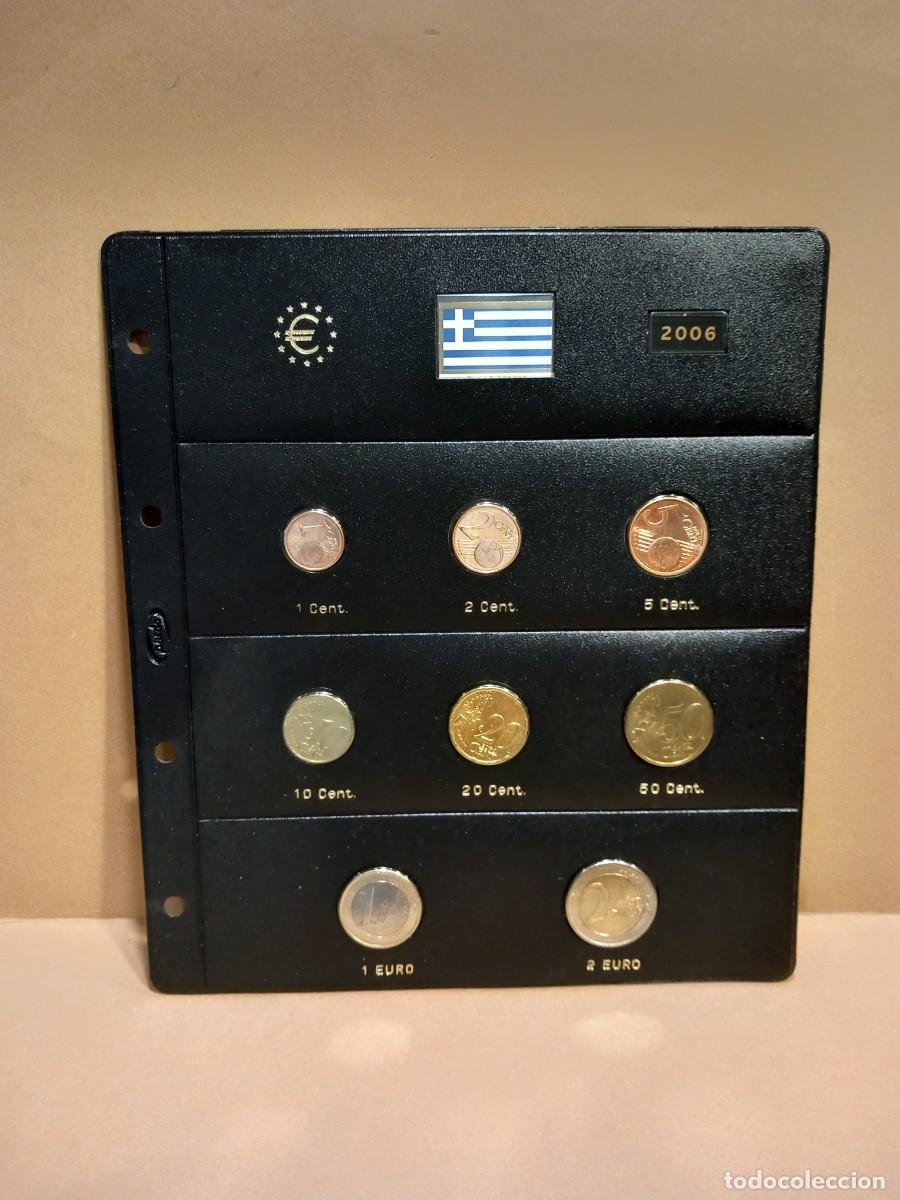 Monedas antiguas de Europa: LOTE DE MONEDAS DE EURO SIN CIRCULAR EN CARPETA PAIS GRECIA / COMPRA MIN&Iacute;MA 5 &euro;