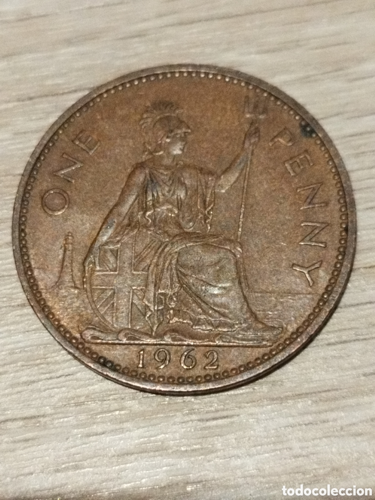 Monedas antiguas de Europa: Reino Unido 1 penique de 1962 km#897