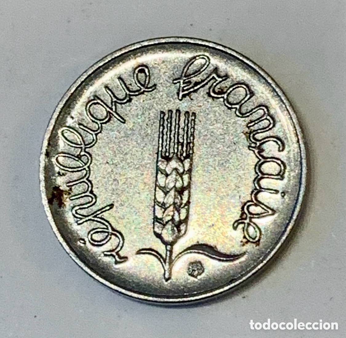 Monedas antiguas de Europa: Moneda. Republique Francaise. 1 Centime. 1965.