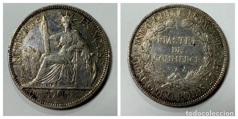 Moedas antigas da Europa: MONEDA. REPUBLICA FRANCESA. INDOCHINA. 1906. VER FOTOS