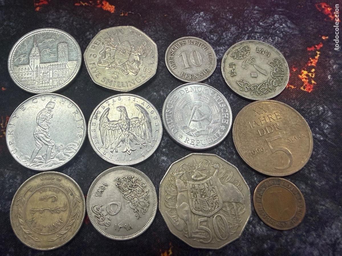 Monete antiche di Europa: 6.- Lote 12 monedas antiguas internacionales &ndash; Alemania, Turqu&iacute;a, Kenia, Australia