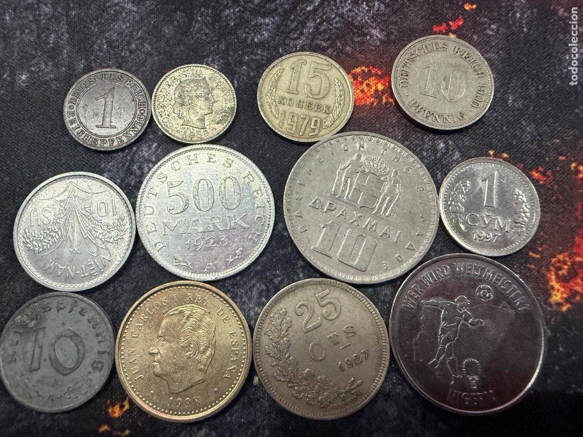 Alte M&uuml;nzen aus Europa: 15.- 12 monedas antiguas del mundo &middot; Espa&ntilde;a Juan Carlos &middot; Alemania 1900/1918 &middot; Francia &middot; URSS