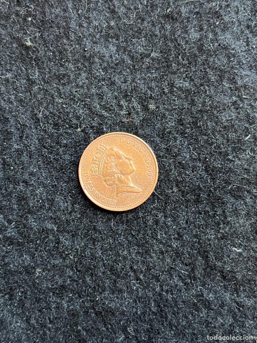 Alte M&uuml;nzen aus Europa: Moneda 1 Penny Reino Unido 1998 Isabel II Elizabeth II cobre brit&aacute;nica Gran Breta&ntilde;a coleccionismo nu