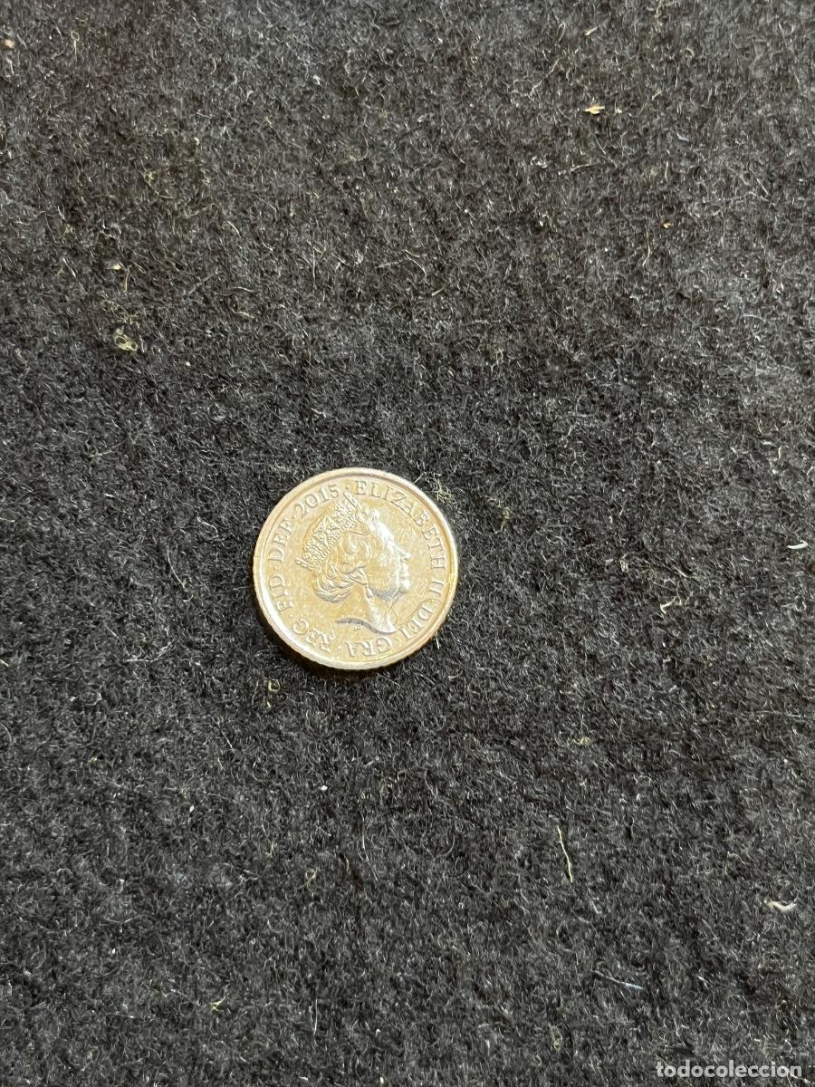 Alte M&uuml;nzen aus Europa: Moneda 5 Pence Reino Unido 2015 Isabel II Elizabeth II Five Pence escudo brit&aacute;nico numism&aacute;tica colec