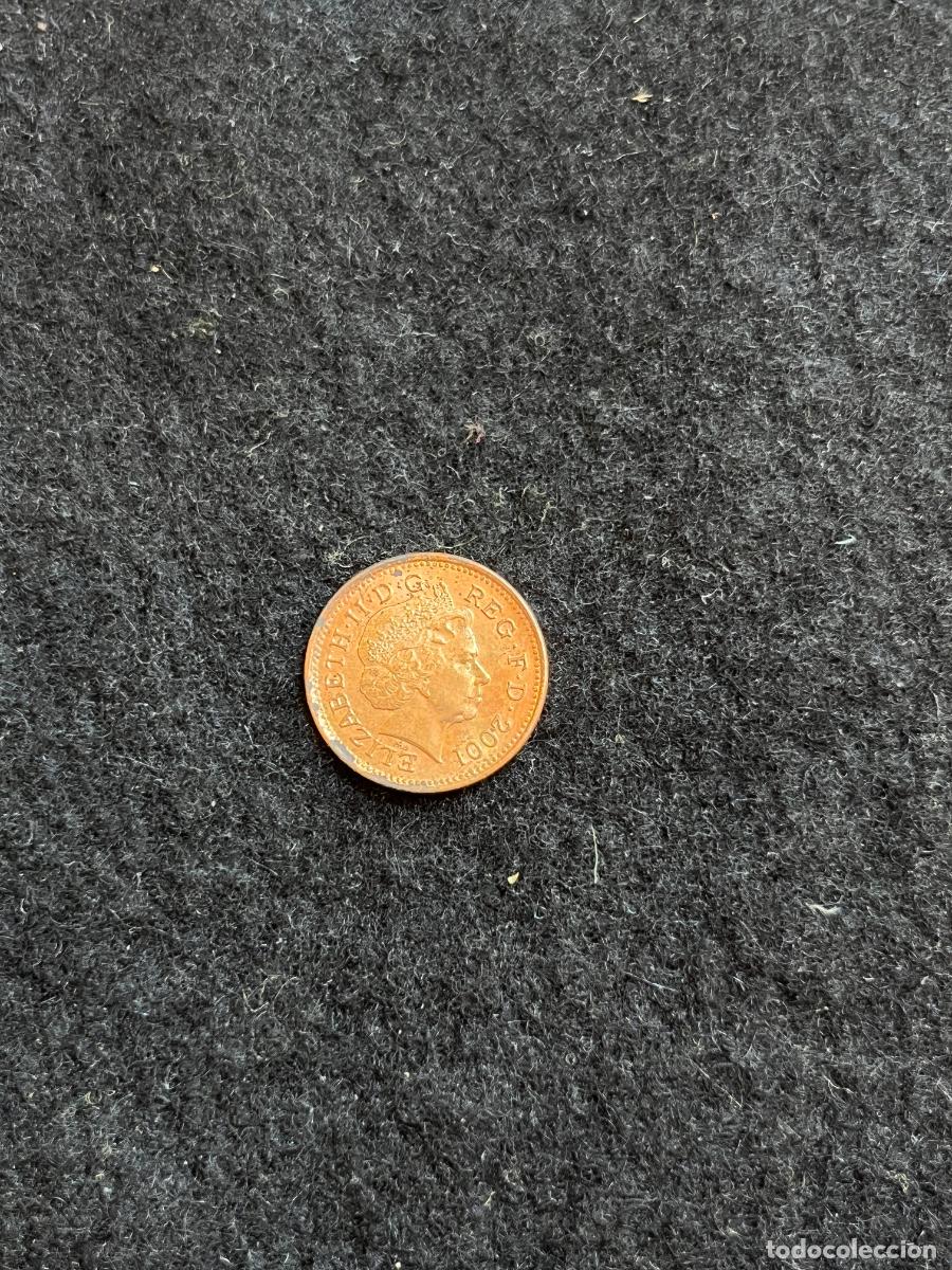Monete antiche di Europa: Moneda 1 Penny Reino Unido 2007 Isabel II Elizabeth II One Penny Gran Breta&ntilde;a Portcullis &Uacute;ltimo Dise