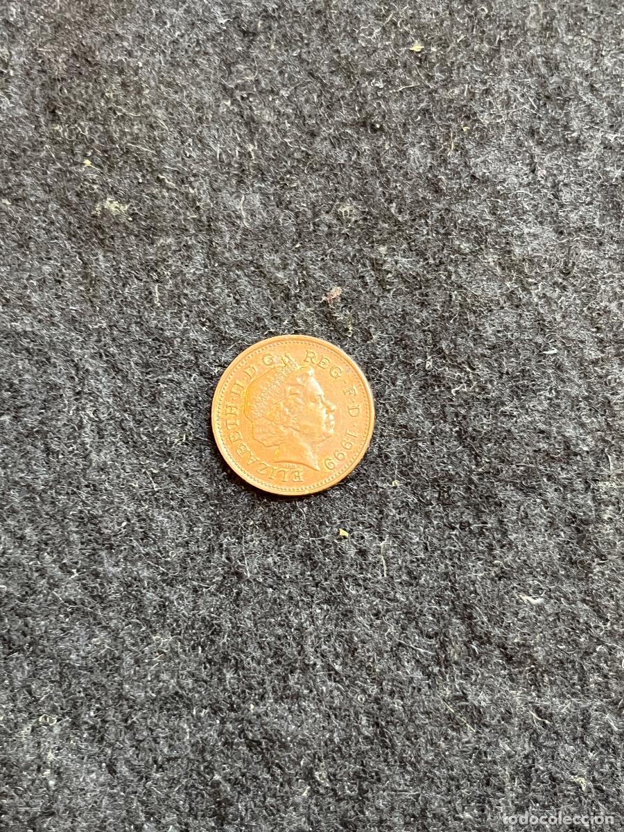 Monete antiche di Europa: Moneda 1 Penny Reino Unido 1994 Isabel II Elizabeth II One Penny Portcullis Parlamento Brit&aacute;nico Gra