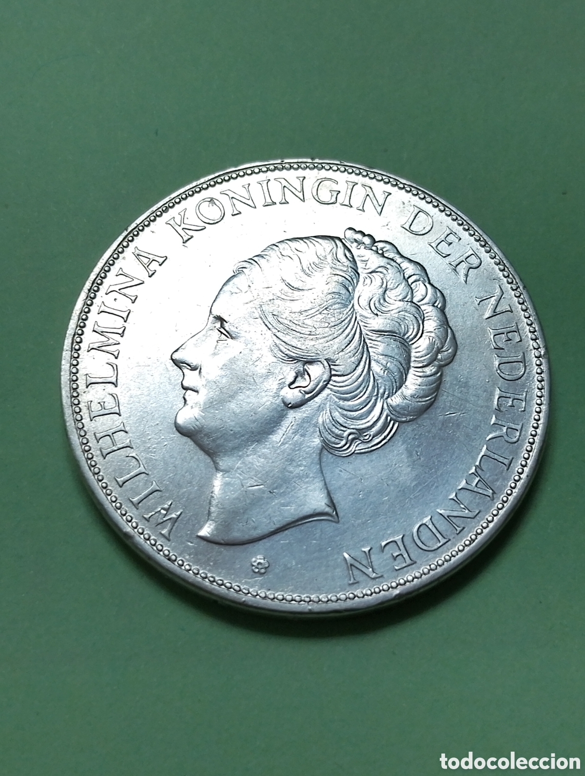 Alte M&uuml;nzen aus Europa: Monedas holandesas de plata de 36mm 1931