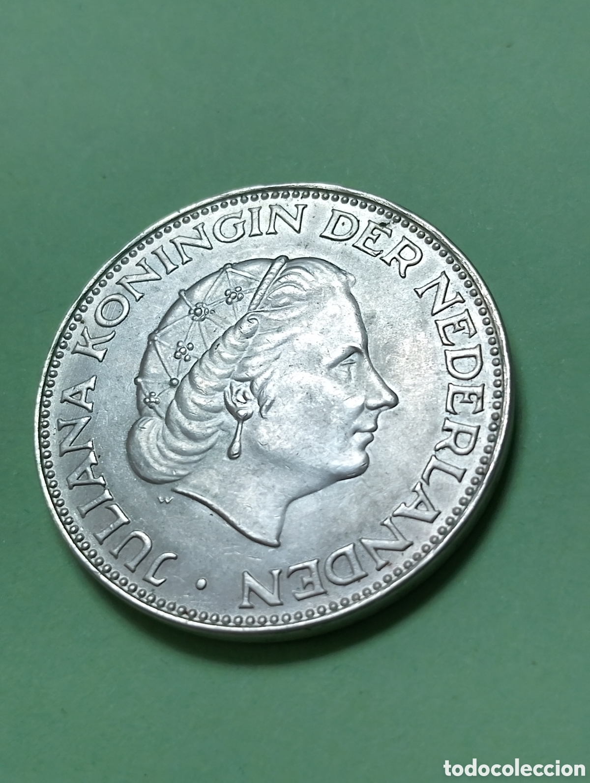 Alte M&uuml;nzen aus Europa: Monedas holandesas de 1966 de plata