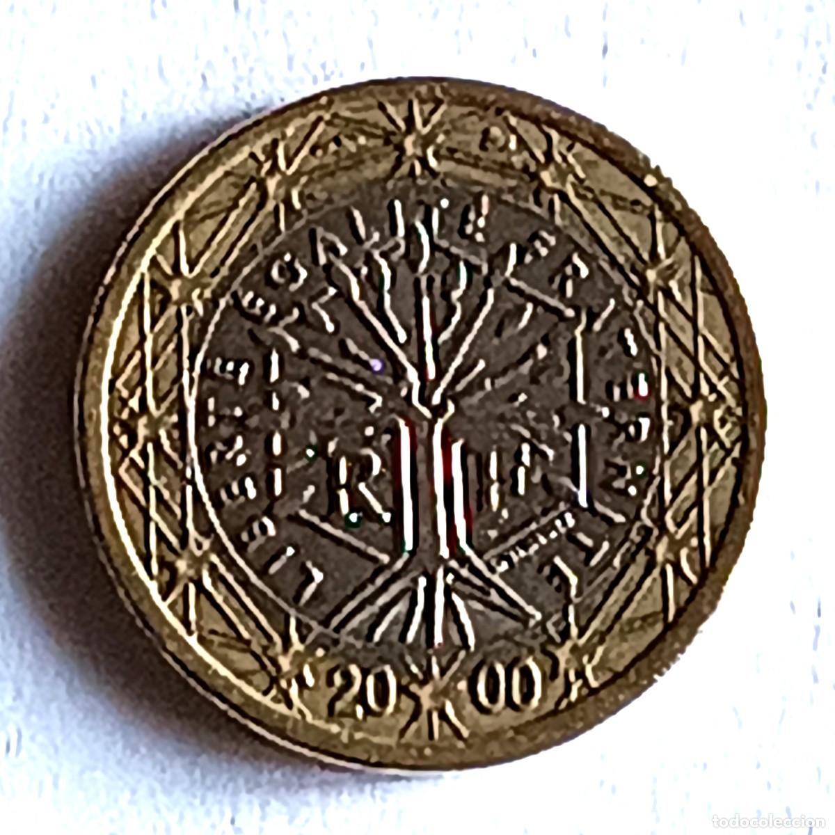 Monedas antiguas de Europa: MONEDA 1 EURO - FRANCIA 2000 - CIRCULADA (9)