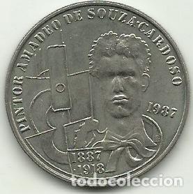 Monedas antiguas de Europa: PORTUGAL - 100 ESCUDOS - 1987 - AMADEO DE SOUZA CARDOSO - FOTOS