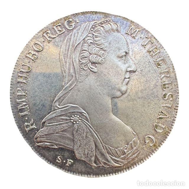 Monedas antiguas de Europa: Austria. Maria Teresa Thaler 1780 Reacu&ntilde;aci&oacute;n oficial. Ag FDC/ Fondo espejo