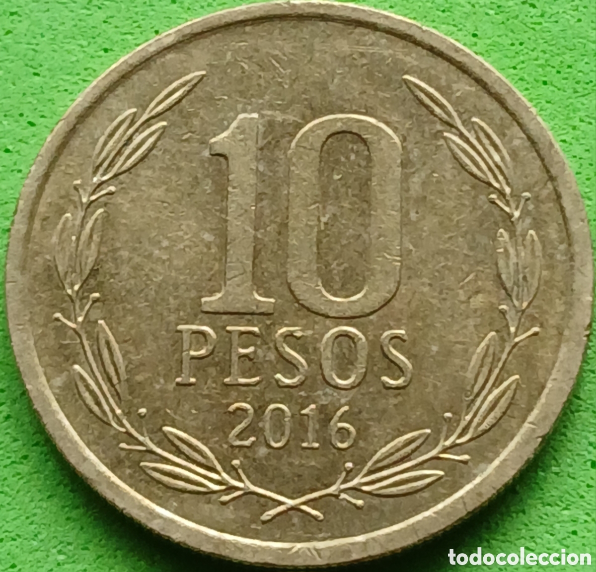 Monedas antiguas de Europa: Chile 10 pesos 2016 km#228
