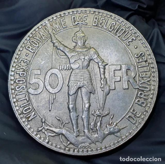 Monedas antiguas de Europa: 1935 - 50 FRANCOS Plata - B&eacute;lgica