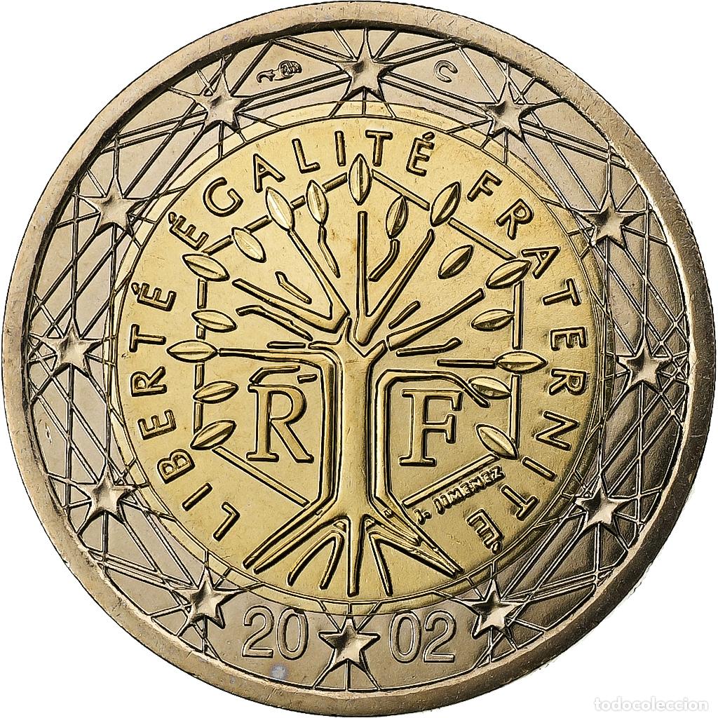 Monedas antiguas de Europa: [#1276917] Francia, 2 Euro, BU, 2002, MDP, Bimet&aacute;lico, FDC, KM:1289